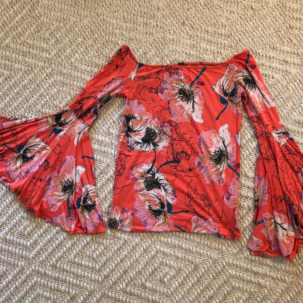 Free People Off-the-Shoulder Top Sz M